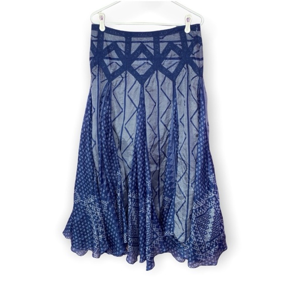Free People x Lotta Stensson Embroidered Silk Macarena Skirt - 6 - Picture 2 of 6